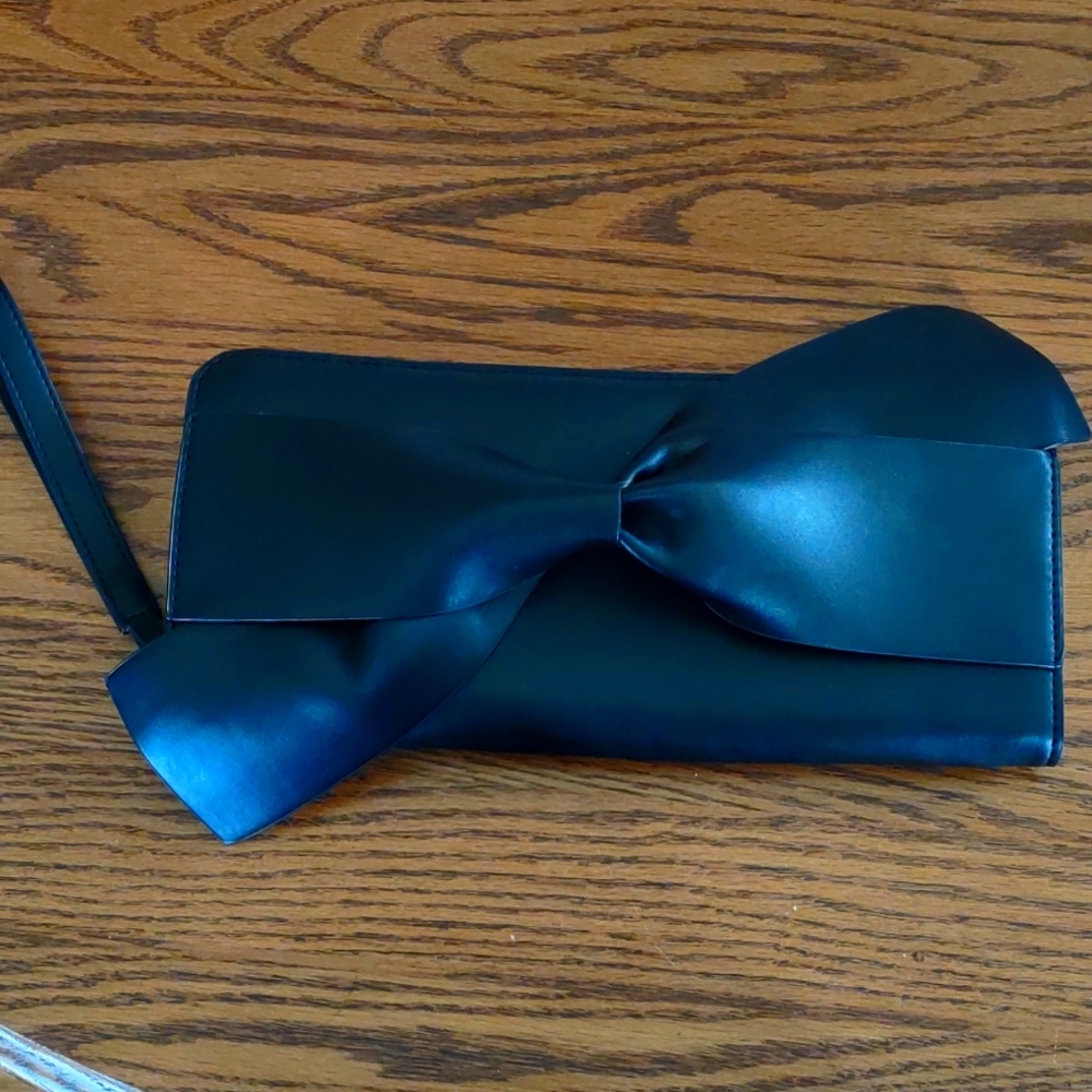 Black wristlet or clutch